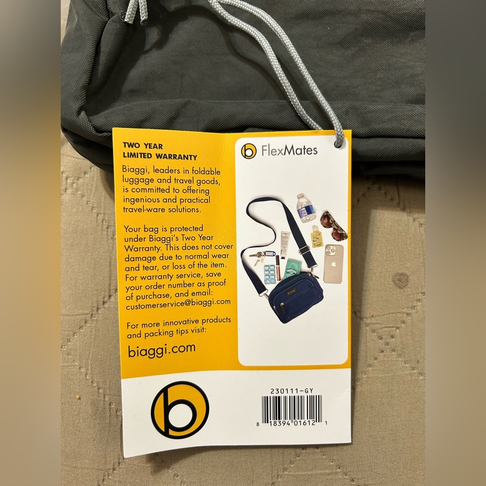 Biaggi Flexmates Convertible Anti-Theft Crossbody Bag - Picture 5 of 15